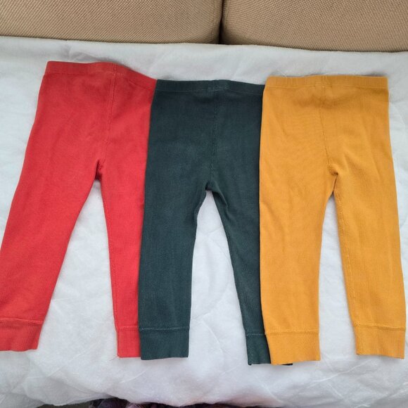 3T Hanna Ribbed Leggings BUNDLE Fall colors - Picture 2 of 6